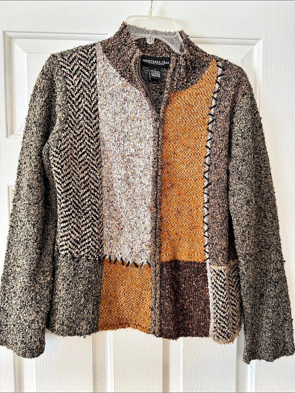 Monterey Bay Clothing Company Women's Color Block Sweater Size Medium